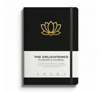 The Enlightened Planner & Journal - Un planificateur quotidien 2 en 1 et un journal guidé avec des invites d'écriture inspirantes - Développez la productivité et un état d'esprit positif - 3 mois non