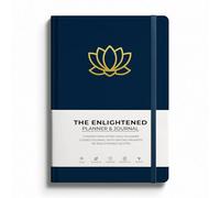 The Enlightened Planner & Journal - Un planificateur quotidien 2 en 1 et un journal guidé avec des invites d'écriture inspirantes - Développez la productivité et un état d'esprit positif - 3 mois non
