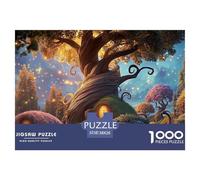 The Entwined Branches of an Ancient Oak Tree 1000 Pièces Carton Extra-épais Lot de Puzzles Magical Ancient Tree Stimulant Et Éducatif Jeu Créatif Puzzles pour Adultes Et Enfants 38x26cm/1000pcs