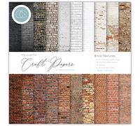 The Essential Craft Papers - 15,2 x 15,2 cm - Textures de brique