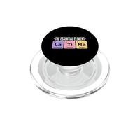 The Essential Element La Ti Na Blague de Chimie du Tableau périodique PopSockets PopGrip pour MagSafe