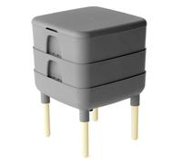 The Essential Living Composteur de vers Gris