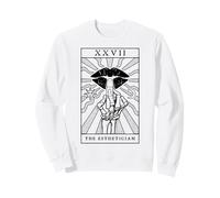 The Esthetician Gothic Cosmetologist Carte de Tarot Vintage Sweatshirt