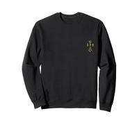 The Eternal Heart in Celtic Gold Cross Sweatshirt