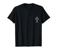 The Eternal Heart in Pave Celtic Silver Cross T-Shirt Graphique avec Valeur, Homme, Noir, XL