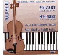 The European Busch-Serkin Duo Recordings Vol. 3