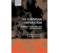 The European Corporation Michael Mayer, Richard Whittington (Auteur)