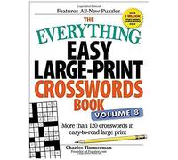 The Everything Easy Large-Print Crosswords Book, Volume 8