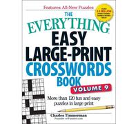 The Everything Easy Large-Print Crosswords Book, Volume 9