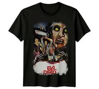 The Evil Dead (1981) Movie Poster Inspired T-Shirt Retro Horror Scary Tee Unisex Black 3XL