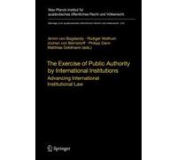 The Exercise Of Public Authority By International Institutions