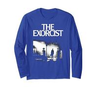 The Exorcist Poster Manche Longue, Unisexe pour Adultes, Bleu Royal, XL