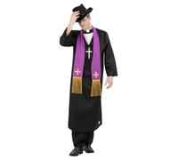 The Exorciste Father Merrin Prêtre Déguisement Robe Adultes Halloween Film