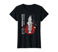 The Expanse Rocinante Ship T-Shirt, Femme, Noir, XS