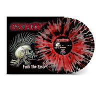 THE EXPLOITED - FUCK THE SYSTEM(CLEAR RED BLACK SPLATTER) 2 VINYL LP NEUF