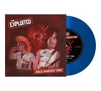 The Exploited - Race Against Time - Blue [7-Inch Single] Blue, Colored Vinyl