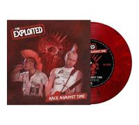 The Exploited – Race Against Time – Vinyle 7" coloré (marbré rouge)