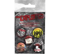 The Exploited - Set de pin's "Saint 2" 5er-Pack PH418 (Taille unique) (Noir/Jaune/Rouge)