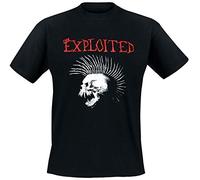 The Exploited - T-shirt - Col ras du cou - Manches courtes Homme - Noir - Medium