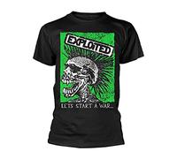 The Exploited T Shirt Lets Start A War Skull Band Logo Nouveau Officiel Homme Size XL