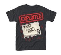 The Exploited T Shirt Punks Not Dead Band Logo Nouveau Officiel Homme