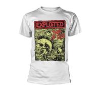 The Exploited T Shirt Punks Not Dead Nouveau Officiel Homme Blanc Size M