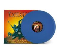 THE EXPLOITED-THE MASSACRE(SPECIAL EDITION)TRANSPARENT BLUE VINYL 2 VINYL LP NEU