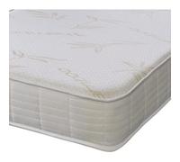The Extreme Comfort Budget Matelas à Ressorts en Mousse à mémoire de Forme recouvert de Bambou avec Couche de Mousse à mémoire de Forme (Bambou, lit Simple 90 cm x 190 cm)