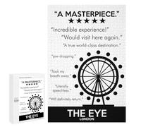 The Eye London Masterpiece - Puzzle Décoratif en Bois, 1000 PCS, Cadeau pour Les Soirées D’Hiver - pour Les Passionnés Qui Aiment Les Détails
