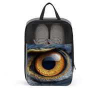 The Eye of A Bald Eagle Sac à chaussures pour voyage usage quotidien Sac de rangement anti-poussière Pochette de rangement pour chaussures de golf