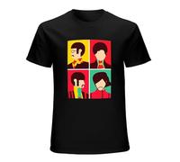 The Fab Four Rock and Roll Guita Graphic Band O-Neck 100% Cotton Short Sleeve Unisex T-Shirt XXL