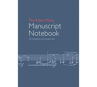 Faber Music – Carnet de partitions – Pour compositeurs et auteurs-compositeurs