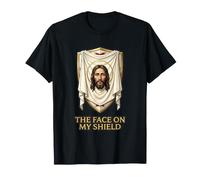 The Face on My Shield Knight Templier Catholic Holy Face T-Shirt