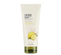 The Face Shop Herb Day 365 Master Blending Cleansing Foam Lemon & Pamplemousse | Élimination des cellules mortes et des résidus de maquillage avec sensation rafraîchissante | Élimination des résidus