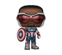 Figurine Funko Pop! Marvel : Falcon et le Soldat de l'Hiver - Captain America