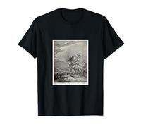 The Falconer with The Gand Duc Or Eagle-Owl. by Ridinger T-Shirt