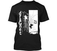The Fall Dragnet Post Punk Rock Band Album Music Logo Unisex 100% Cotton Short-Sleeve T-Shirts Black S
