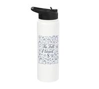 The Fall I Turned 8 Esthetic Autumn Birthday Stainless Steel Insulated Water Bottle