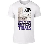The Fall T-Shirt Mark E Smith Live at Witch Trials Vinyl CD Band Gang of Four W10624 Manches Courtes(Small)
