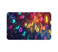 The Falling Numbers and LettersSupernatural Symbols Black Printing 1 pièce Quick Dry Peach Skin Velvet Serviette de plage surdimensionnée 140 x 70 cm pour adultes, serviette super absorbante