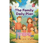 The Family Daily Planner | Compact Size Edition | 6x9 Planner for Moms & Families | 200 Black & White Pages for To-Do Lists, Meals, Priorities & More