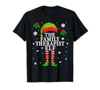 The Family Therapist Elf Christmas Matching T-Shirt