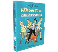 The Famous Five Graphic Novel 4 Books Collection Box Set By Enid Blyton(Five Go to Smuggler's Top, Five Run Away Together, Five Run Adventuring Again & Five on a Treasure Island)