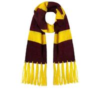 The Fancy Dress Écharpe de magicien unisexe pour enfants et adultes - Garçons et filles - Marron et jaune rayé - Écharpe tour de cou à rayures pour la semaine mondiale du livre - Accessoire de