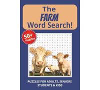The Farm Word Search: Word Searches with Easy to Read Print packed with 1155 words that cover all aspects of a farm, from farm animals to essential ... ... Holidays, and Travel or a perfect gift!