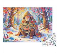 The Farmer Puzzles 1000 Pièces Recycled The Serpent Puzzle for Adults Puzzle Game Props Impossible Difficile Stimulant Amusant Game 52x38cm/1000pcs