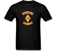 The Fat Mexican Support World Cartoon Men's Tshirt Cool Style Black Size L