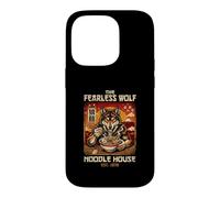 The Fearless Wolf Noodle House Est 1978 Ramen Coque pour iPhone 14 Pro