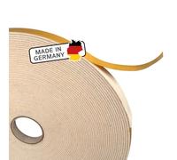 The Felt Store Bande de feutre autocollante - Largeur : 15 mm - Épaisseur : 1,5 mm - Longueur : 5 m - Blanc - Bande de feutre polyvalente - Idéal comme bande d'étanchéité pour fenêtre ou comme