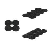 The Felt Store Kit Patins en Feutre Rond, env. 2,5 cm (16 pièces) et env. 3,8 cm diam. (4 pièces) adhésif Autocollant, Marron; Protection pour Pieds Meubles Tables ou chaises - Made in Canada